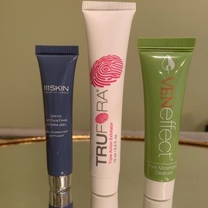 3pc Skincare Set- cleanser, exfoliator, & gel